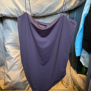 Purple Spaghetti Strap bodysuit